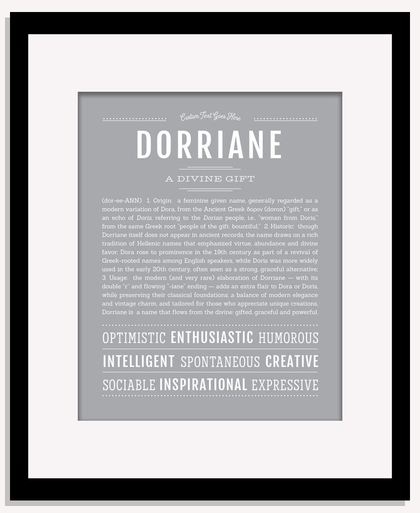 Dorriane | Name Art Print