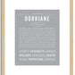 Dorriane | Name Art Print