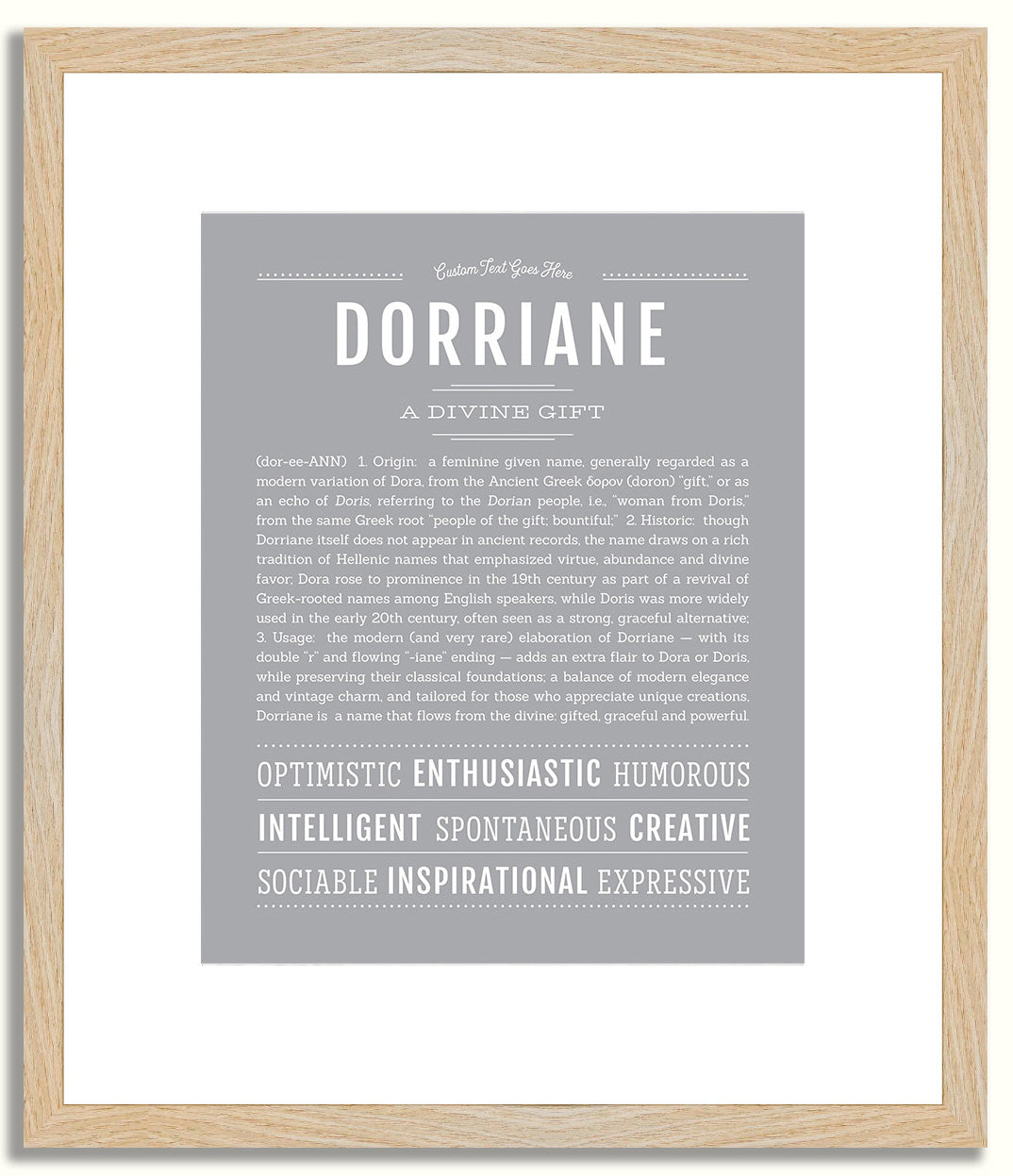 Dorriane | Name Art Print