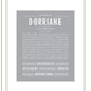 Dorriane | Name Art Print