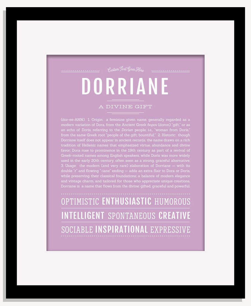 Dorriane | Name Art Print