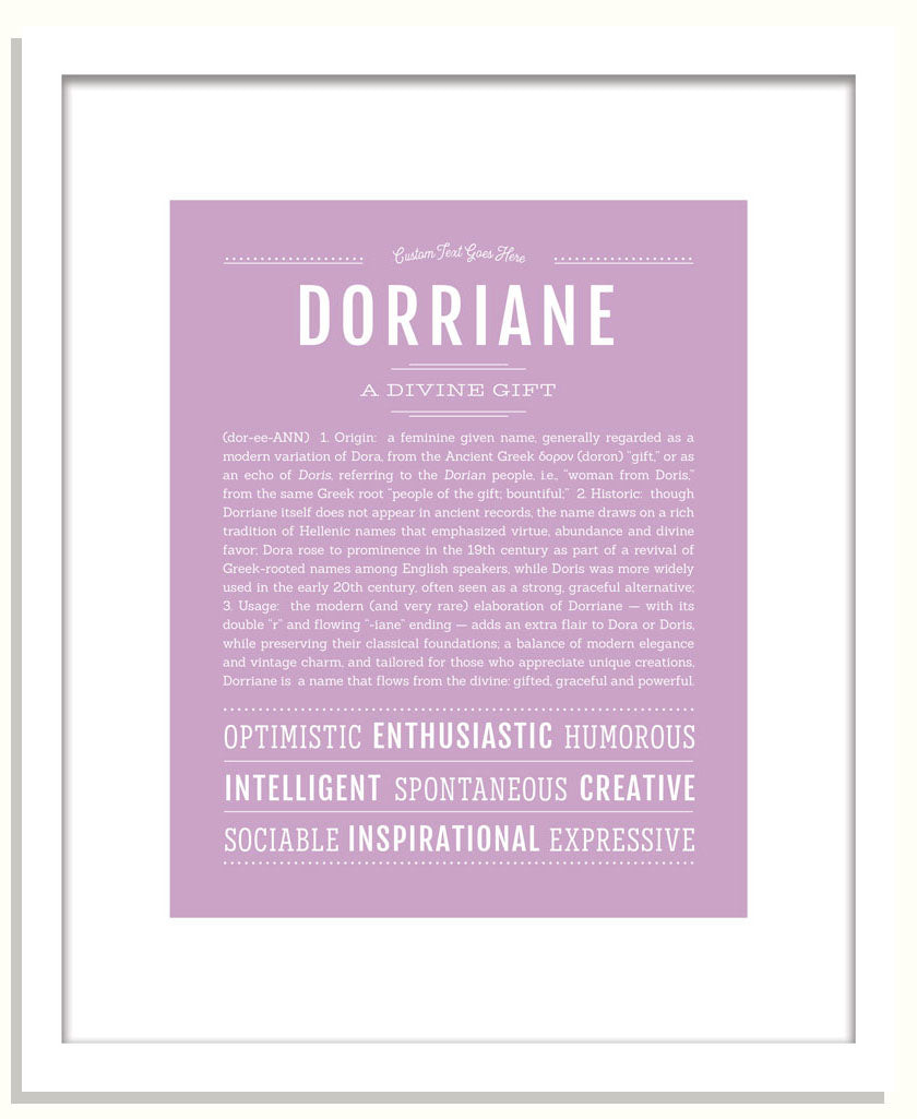 Dorriane | Name Art Print