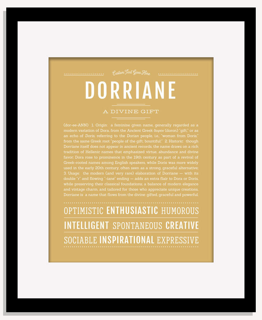 Dorriane | Name Art Print