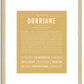 Dorriane | Name Art Print