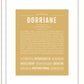 Dorriane | Name Art Print