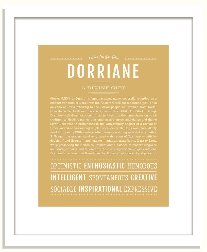 Dorriane | Name Art Print