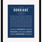 Dorriane | Name Art Print