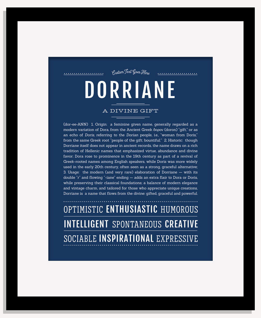 Dorriane | Name Art Print