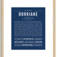 Dorriane | Name Art Print