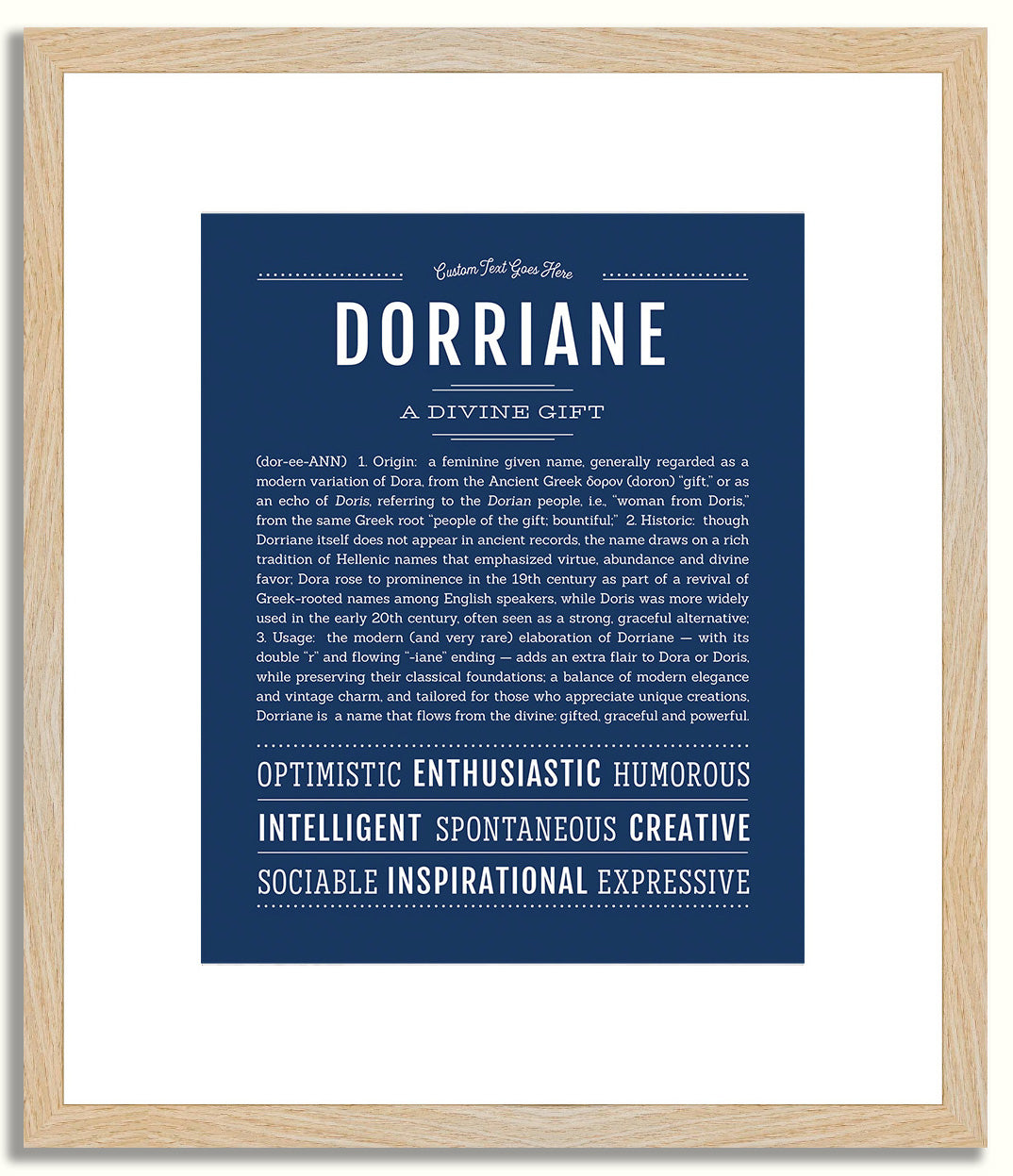 Dorriane | Name Art Print