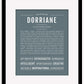Dorriane | Name Art Print