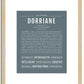 Dorriane | Name Art Print
