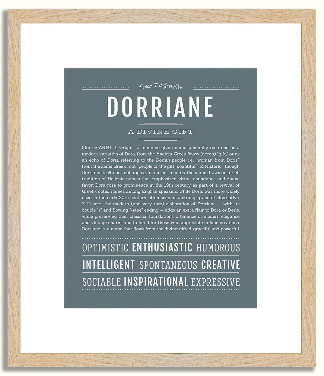 Dorriane | Name Art Print