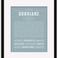 Dorriane | Name Art Print
