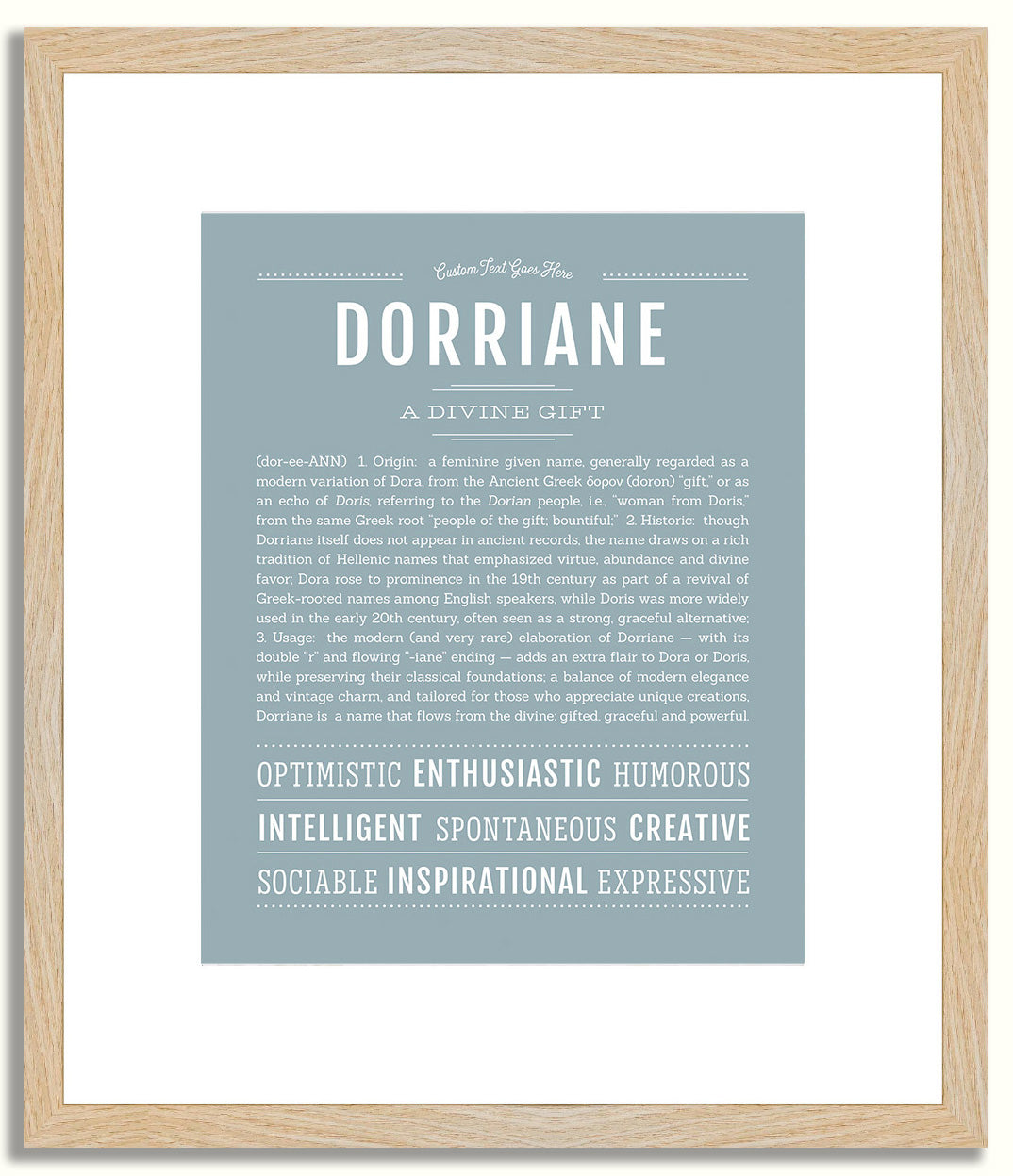 Dorriane | Name Art Print