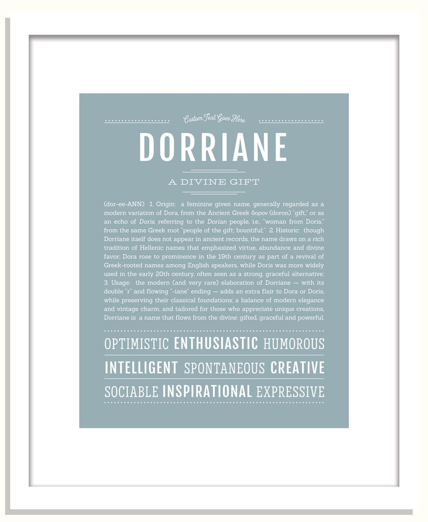 Dorriane | Name Art Print