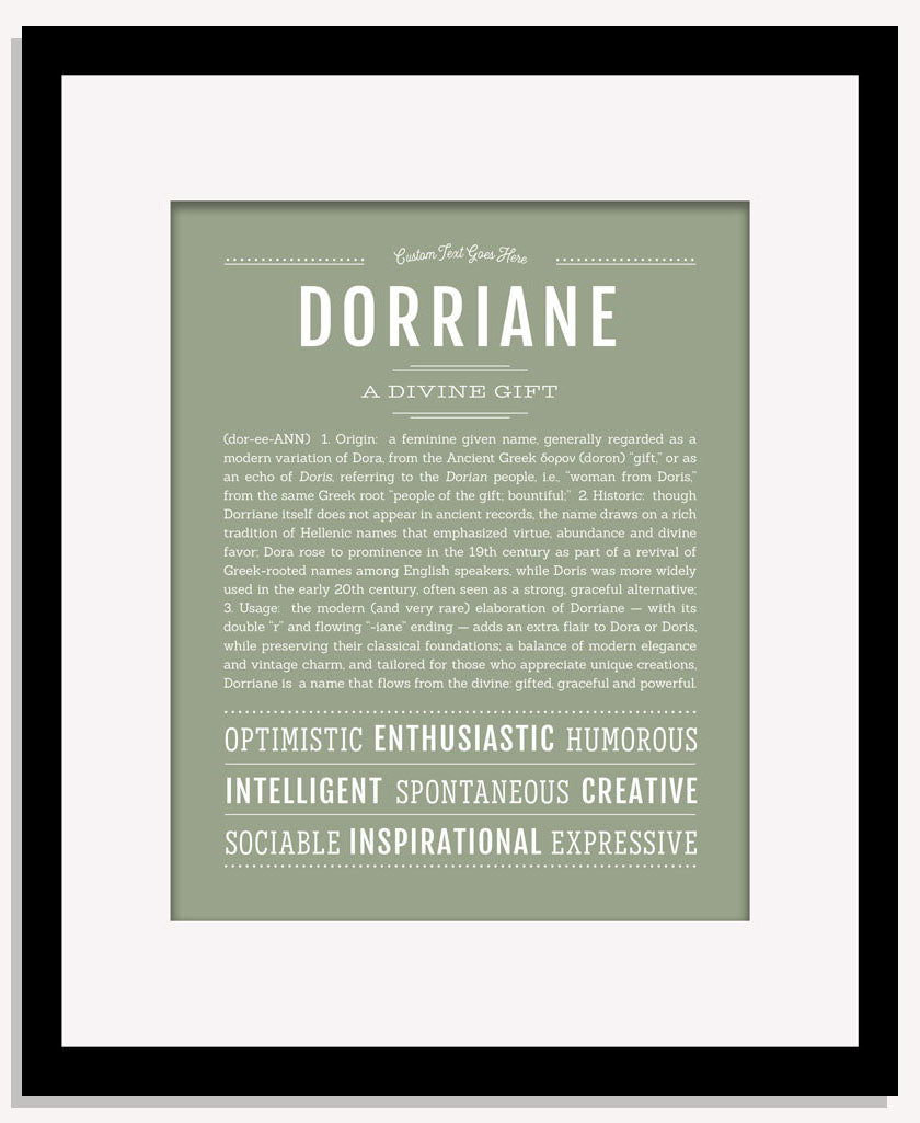 Dorriane | Name Art Print