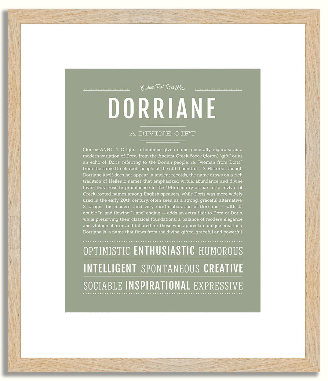 Dorriane | Name Art Print
