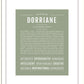 Dorriane | Name Art Print