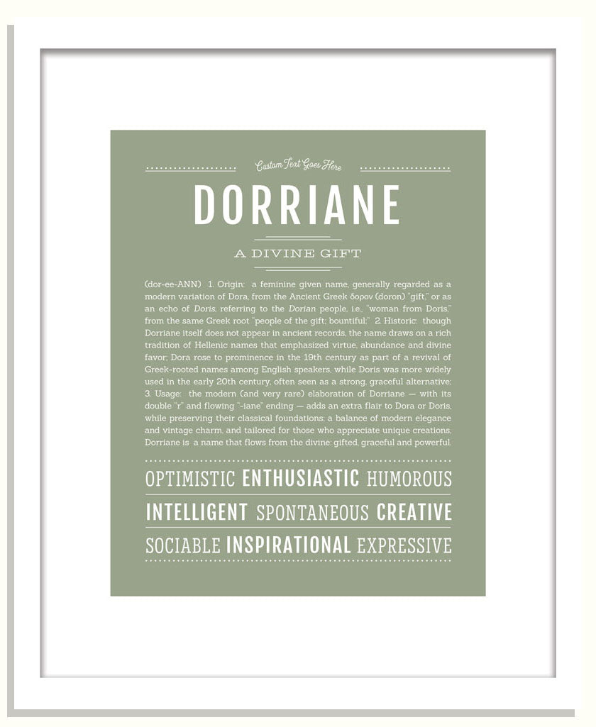 Dorriane | Name Art Print