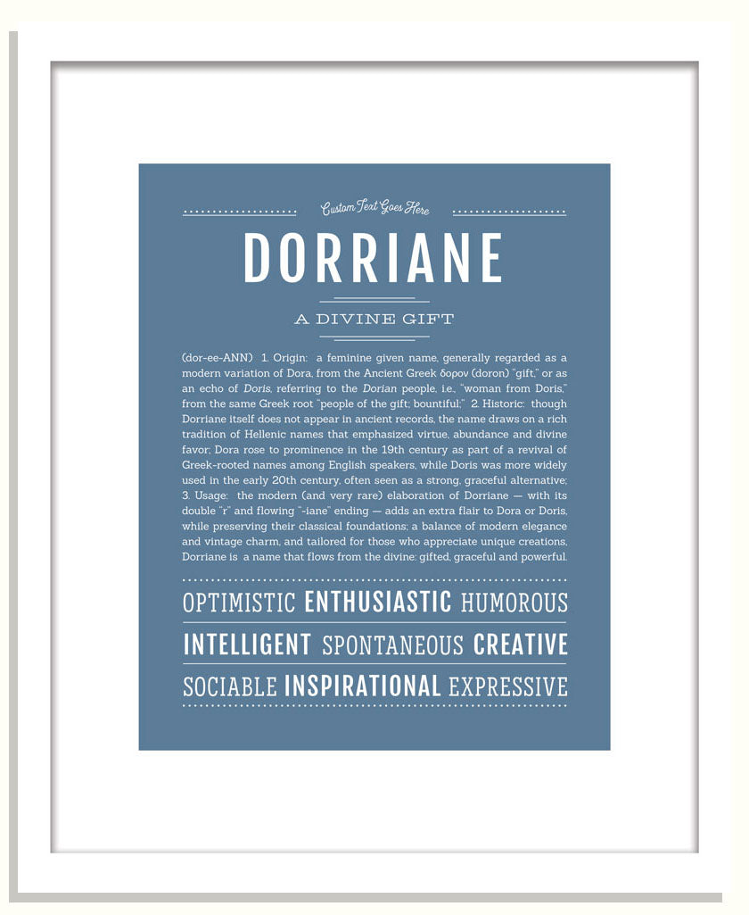 Dorriane | Name Art Print