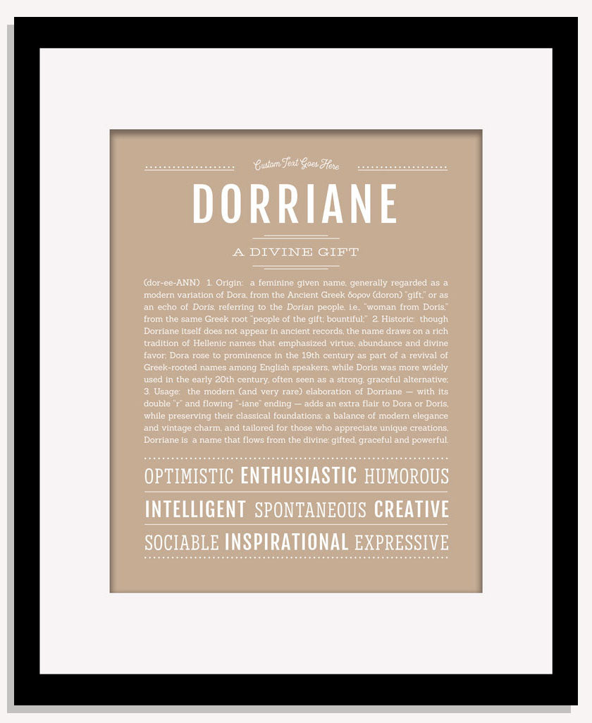 Dorriane | Name Art Print