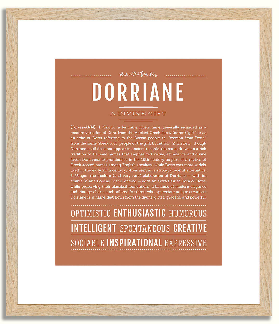 Dorriane | Name Art Print