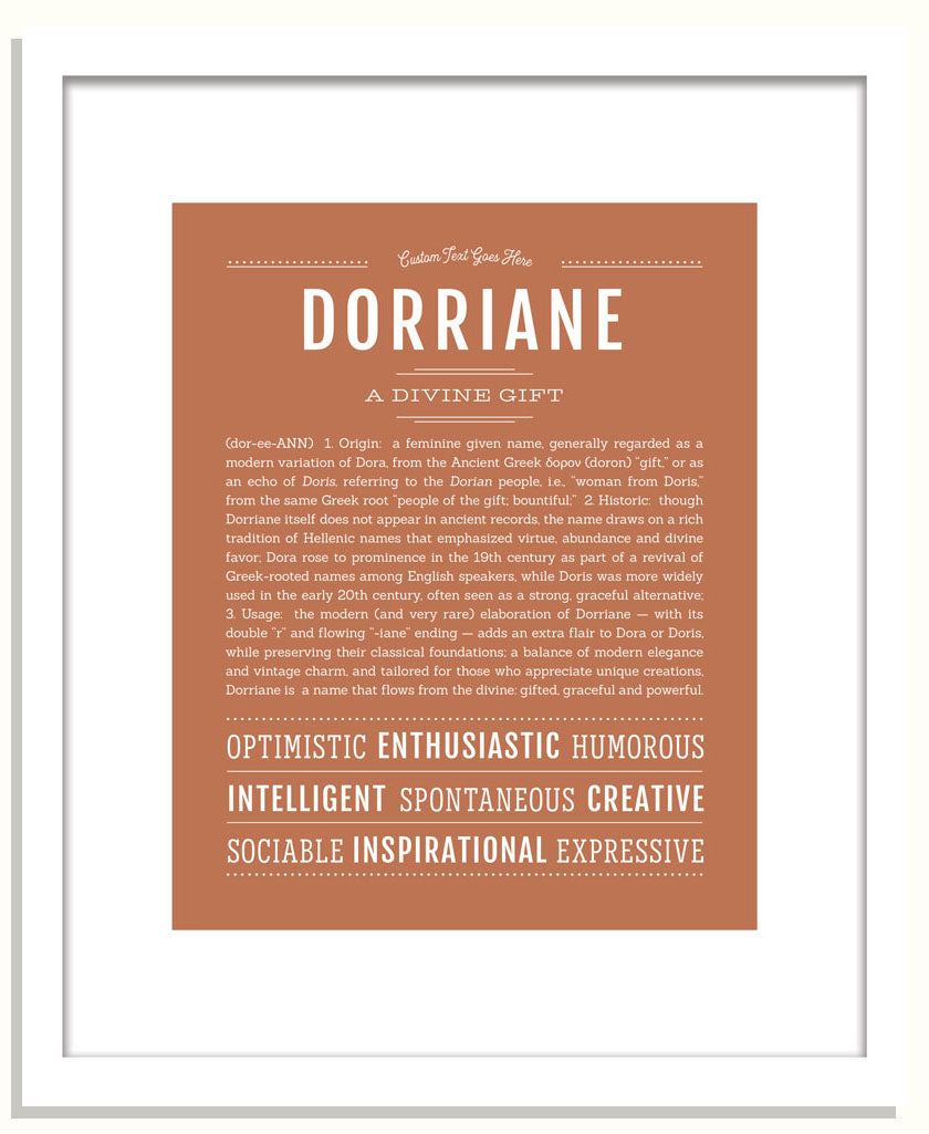 Dorriane | Name Art Print