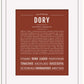 Dory | Name Art Print