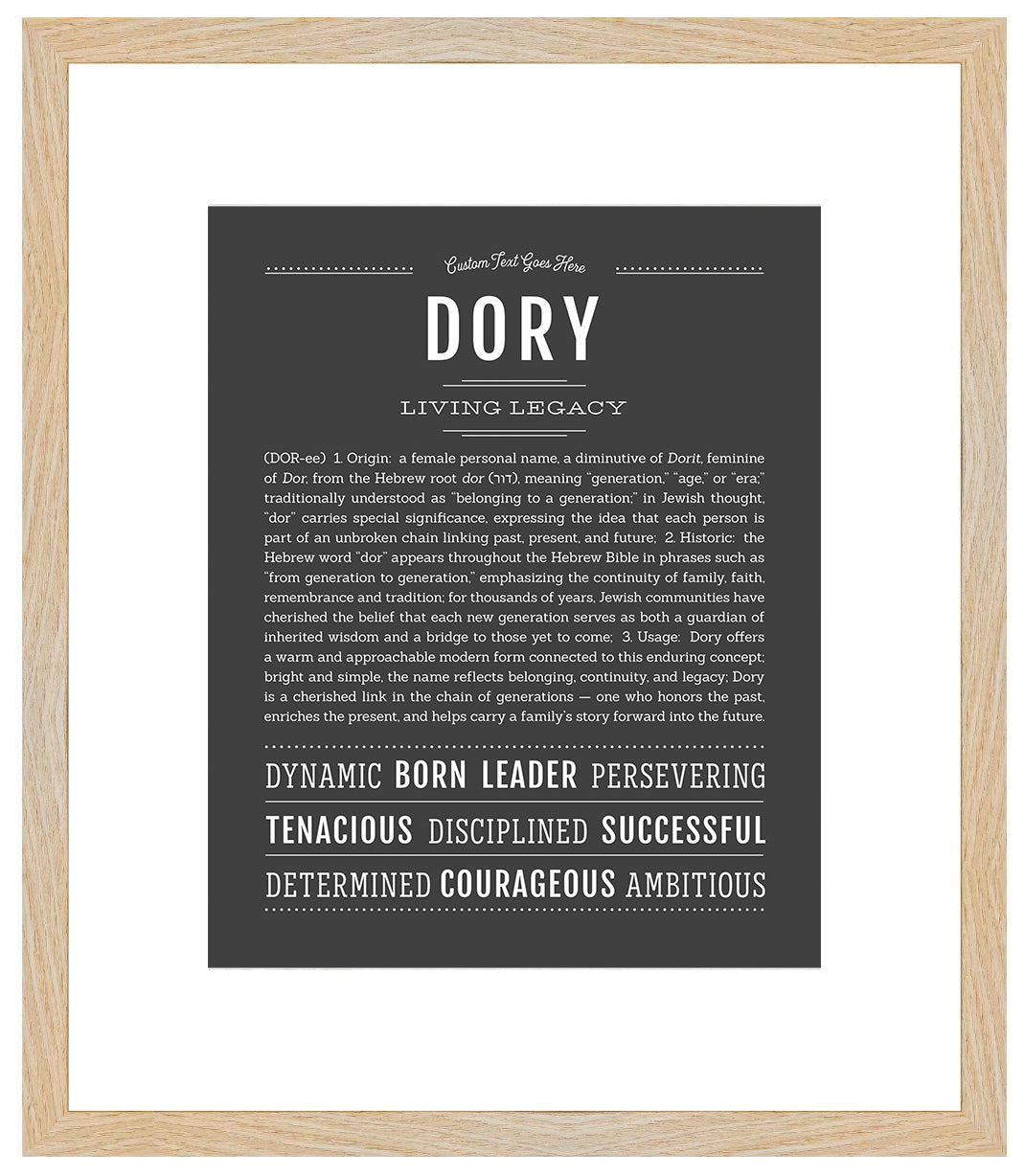 Dory | Name Art Print