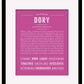 Dory | Name Art Print