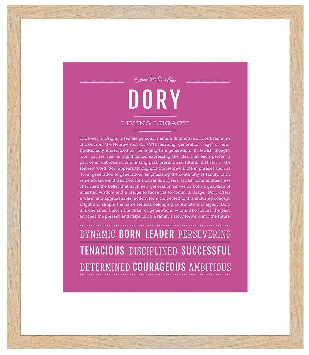Dory | Name Art Print