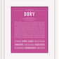Dory | Name Art Print