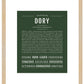 Dory | Name Art Print