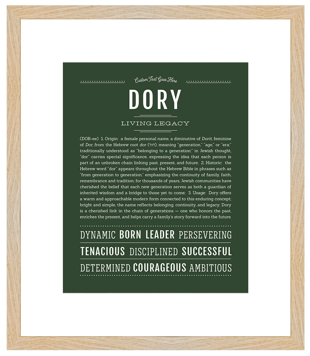 Dory | Name Art Print