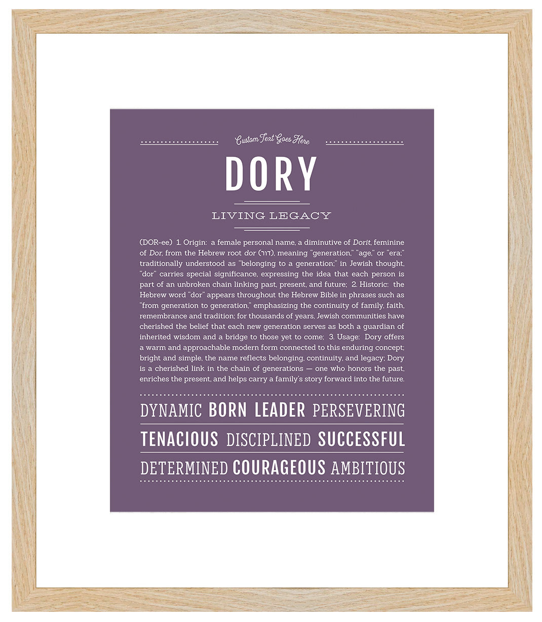 Dory | Name Art Print
