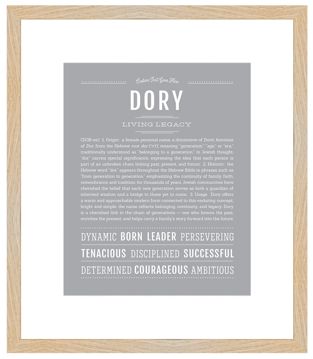 Dory | Name Art Print
