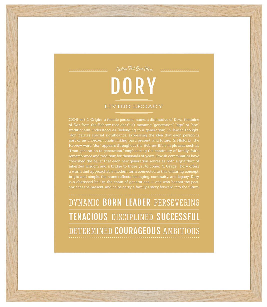 Dory | Name Art Print