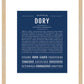Dory | Name Art Print