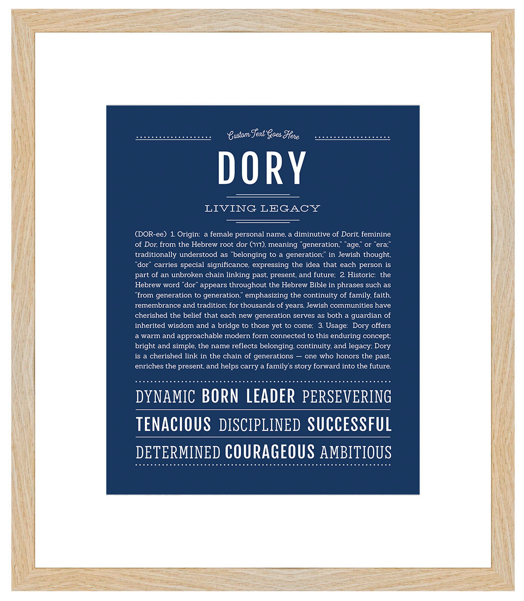 Dory | Name Art Print