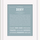 Dory | Name Art Print