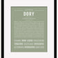 Dory | Name Art Print