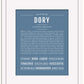Dory | Name Art Print