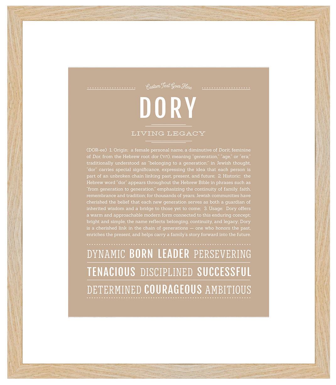 Dory | Name Art Print