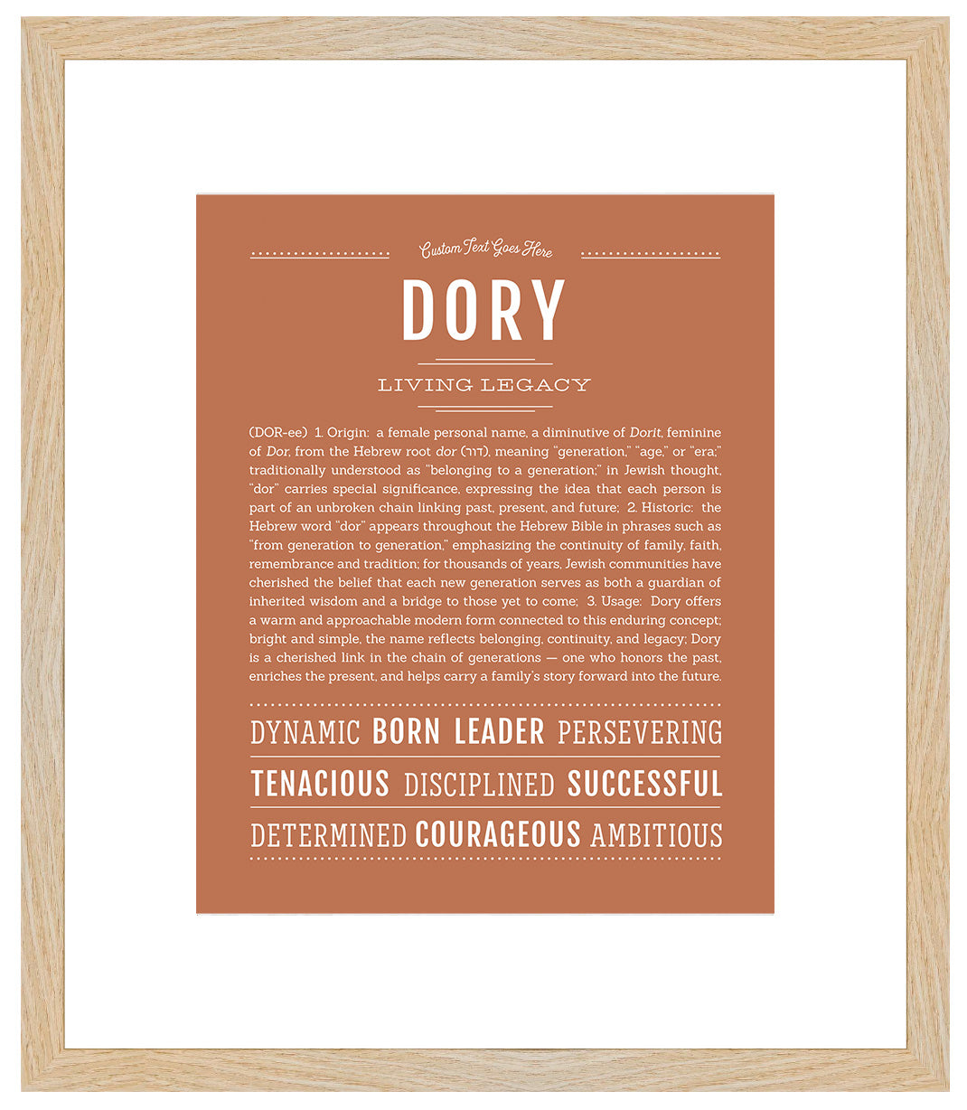 Dory | Name Art Print
