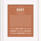 Dory | Name Art Print