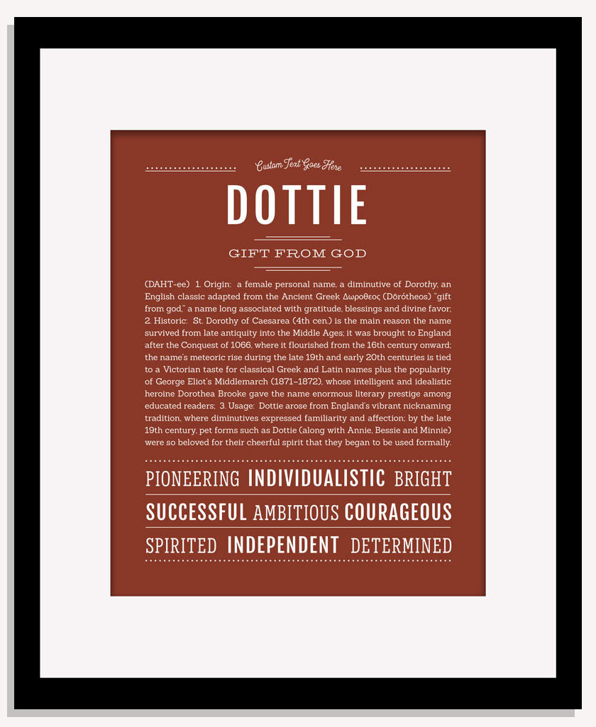 Dottie | Name Art Print