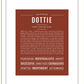 Dottie | Name Art Print