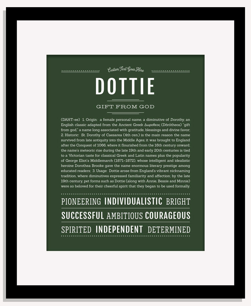Dottie | Name Art Print