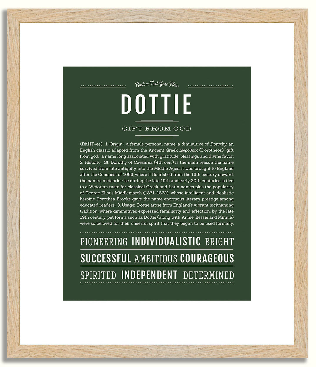 Dottie | Name Art Print